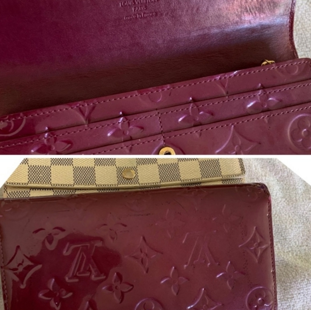 Authentic Louis Vuitton Long Vernis Sarah wallet - Picture 5 of 16